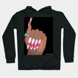 I LOVE YOU NAILS Hoodie